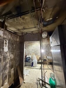 Little Lahore kitchen stripped back to shell before renovation
